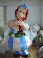 Mascotte asterix personnalisé 100%, costume de carnaval d'halloween, vente en gros, usine chinoise