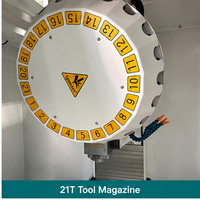 Centre d'usinage vertical CNC haute vitesse T700 à 3 axes pour le perçage, le taraudage et le fraisage de pièces en aluminium
