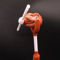 Bâton lumineux LED en gros, grand dinosaure, jouet interactif pour enfants, baguette lumineuse clignotante, baguette lumineuse rotative, baguette lumineuse musicale