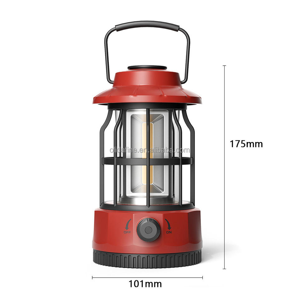 10pcs/lot Outdoor Camping Light Portable Lantern Decorative Tent Light Gift Idea Vintage Style Cob Led Lantern
