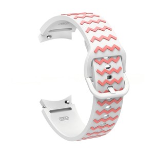 Correa de Reloj de Silicona de Dos Tonos sin Espacios, Personalizada, Deportiva, para <span class=keywords><strong>Samsung</strong></span> Galaxy <span class=keywords><strong>Watch</strong></span> 6 <span class=keywords><strong>5</strong></span> <span class=keywords><strong>Pro</strong></span> 4 Classic, Venta al Por Mayor - Product Image 5