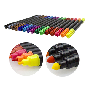 KHY Permanent <strong>Coloured</strong> Soft Flexible 48 Water Color Dual Tip Brush Fineline <strong>Adult</strong> Kid Coloring Book Marker <strong>Pen</strong> - Product Image 4