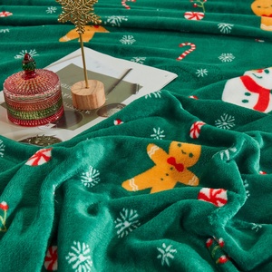 Plaid de Noël réversible style nordique, <span class=keywords><strong>couverture</strong></span> décorative douce en polaire pour canapé, lit, <span class=keywords><strong>couverture</strong></span> chaude en peluche sherpa - Product Image 5