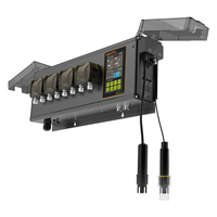 Système de contrôle d'irrigation intelligent PRO-Leaf Aqua-PRO avec pompes péristaltiques, capteur de pH, capteur d'EC, capteur de température, capteur de niveau d'eau