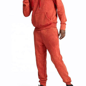 Survêtement personnalisable délavé à l'acide de haute qualité hommes tendance mode usine taux Slim Fit hommes survêtement délavé à l'acide pour hommes - Product Image 6