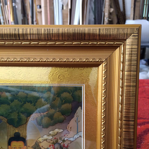 Wall Mount Or Desktop Vintage Mirror Photo Frame Gold Photo/Photo Frame