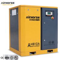Compresseur d'air à vis de 7,5 kW (10 CV) à technologie allemande, lubrifié, refroidi par air, contrôlé par PLC, à faible bruit, pour la peinture