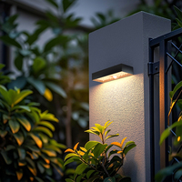 Lampe solaire murale LED extérieure super lumineuse avec 2 modes d'éclairage pour les escaliers, les marches, les clôtures, les cours, les patios et les allées extérieures