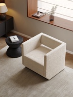 Fauteuil barillet moderne et élégant en tissu rembourré avec rembourrage en éponge, inclinable et convertible en lit, pour salon