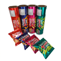 Rouleau de film d'emballage laminé imprimé sur mesure |   Rouleaux de film flexible haute barrière BOPP CPP PE