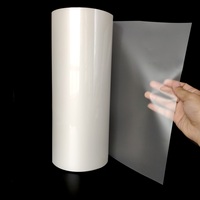 Rouleau de film de plastification thermique PET rigide brillant de 250 microns pour la plastification à chaud des plaques d'immatriculation temporaires