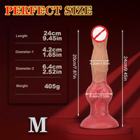 Dildo vibrant en silicone de grande taille - Jouet pour adultes réaliste et doux de grande taille