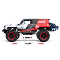 Meijiaxin H12P Ford Liema 1/12 Coche de Escalada RC, Modelo de Simulación de Vehículo Todoterreno Bronco R de Nylon para Exteriores