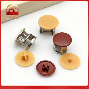Conector Tres en Uno, Tapa Decorativa, Cubierta de Tornillo para Gabinete de Plástico, Rueda Excéntrica Cruzada, Fácil Instalación - Product Image 5