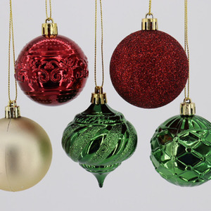 Weihnachts ball 30 Pcs Weihnachten Plastik ball Ornamente bunte 6cm Weihnachts baum Dekoration Ball - Product Image 4