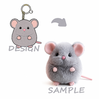 Jouet en peluche personnalisé en gros, fabricant de porte-clés en peluche, faible MOQ, service personnalisé