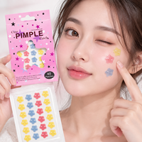 Patchs Hydrocolloïdes Étoiles Mignonnes OEM ODM pour Boutons/Acné, Marque Privée, Logo Personnalisé, 40 Patchs Respirants et Imperméables pour Tous Types de Peau
