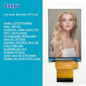 Nueva Pantalla LCD TFT de 1.3 Pulgadas, 1.77 Pulgadas, 2.4 Pulgadas, 2.8 Pulgadas, 2.95 Pulgadas, 3.13 Pulgadas y 3.5 Pulgadas con Interfaz LVDS y SPI - Product Image 6