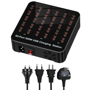 Cargador USB <span class=keywords><strong>C</strong></span> de 300W y 60 Puertos, Estación de Carga Tipo <span class=keywords><strong>C</strong></span> Multidispositivo con Carga Inteligente para Teléfonos, Tabletas y Más - Product Image 6