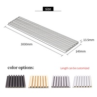 Vente en gros PVC Wpc Panneau mural creux cannelé Décoration intérieure Revêtement en bois écologique pour le salon