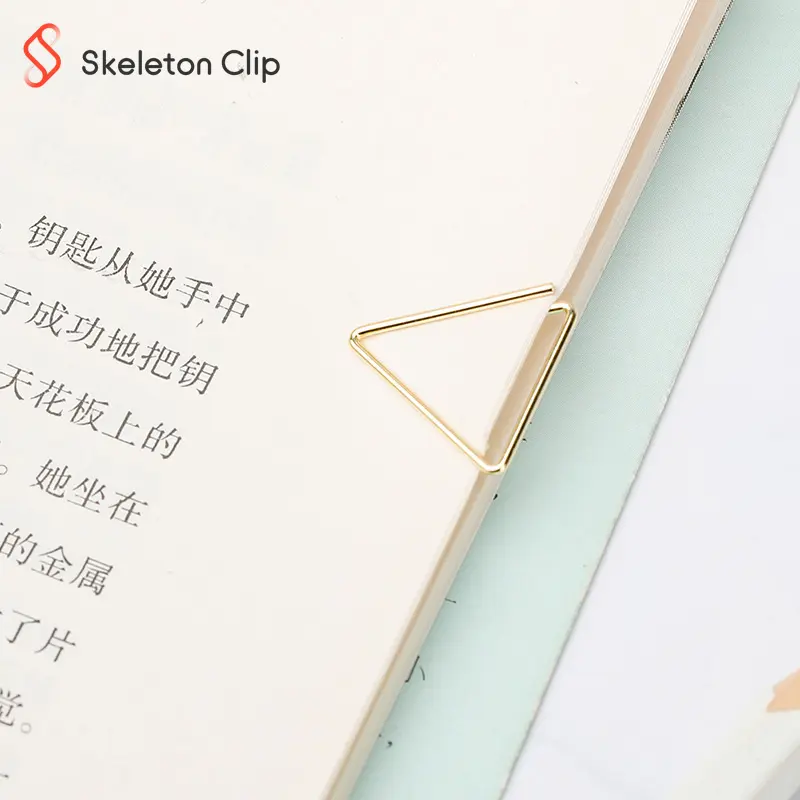 व्यक्तिगत कस्टम त्रिकोण पेपर क्लिप धातु बुलडॉग कागज बांधने की मशीन क्लिप सोने हांग्जो Zetian प्रौद्योगिकी उत्पादों नोट क्लिप 20mm