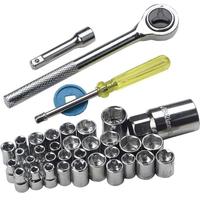 Juego de Llaves de Trinquete de Acero al Carbono Multifunción de 40 Piezas, Llaves Hexagonales para Reparación de Automóviles, Motocicletas y Hogar, OEM Personalizado