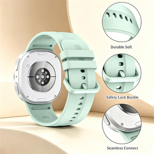 Correa Deportiva de Silicona para <span class=keywords><strong>Samsung</strong></span> Galaxy Watch 9, Correa de Reloj Inteligente, Sin Espacios, de Goma, Impermeable, Suave - Product Image 4