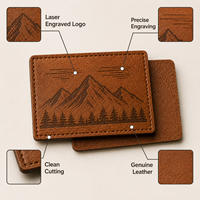 Étiquette en cuir véritable gravée au laser, personnalisée pour chapeaux, sacs, jeans – Fabricant et fournisseur OEM/ODM en gros