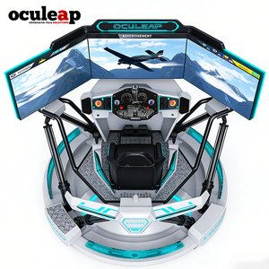 Simulateur de vol <span class=keywords><strong>VR</strong></span> pour l'enseignement et la formation en aviation, équipement d'exercice de vulgarisation scientifique 5D 7D 9D, cockpit de simulation d'étude - Product Image 4