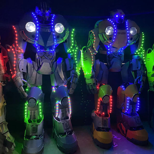 <span class=keywords><strong>2022</strong></span> nouvelle Arrivée Offre Spéciale Grande Taille Adultes Se Déplacent Robot Performance Costume LED LUMIÈRE Autour de Robot Costumes - Product Image 2