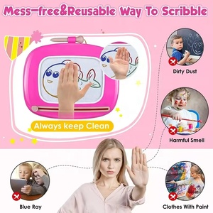 Sáng Tạo Từ Vẽ Doodle Hội Đồng Quản Trị Trẻ Mới Biết Đi Lớn <span class=keywords><strong>Etch</strong></span> Nam Châm Đồ Chơi Cho 3 Năm Cô Gái Cũ Chàng Trai Trẻ Em Phác Thảo Manga Vẽ Hội Đồng Quản Trị - Product Image 6