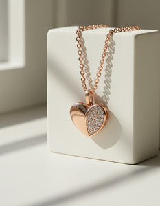 Collier de luxe plaqué or rose avec diamants, symbole de l'éternité, pour femme, idéal pour fiançailles, mariage, fête, anniversaire, cadeau de mariée tendance - Product Image 6