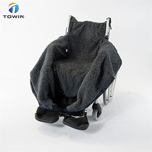 Windproof Soft Comfortable Wheelchair Cozy Wrap <strong>Fleece</strong> <strong>Lined</strong> Waterproof Wheelchair Cover <strong>Blanket</strong> - Product Image 2