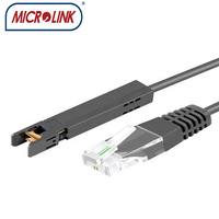 1 paire de câbles torsadés RJ45 type 110 vers cordon de raccordement RJ45 110 type 8P2C