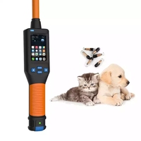 Lector de Microchip RFID CMRFID de 134.2khz para Animales, Ovejas, Ganado, Mascotas, Etiqueta de Oreja con Microchip, Lector de Microchip Portátil de Largo Alcance