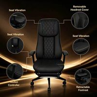 Meilleures ventes : Fauteuil de massage de bureau, produits de santé, masseur réglable en hauteur avec dossier escamotable