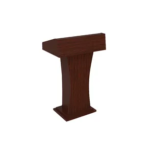cheap classic wooden lectern podium with shelves for church podiums pulpits use