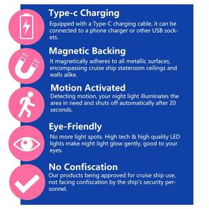 Şarj edilebilir 500mAh kablosuz LED sensör gece lambaları için süper ince kapalı duvar hareket aktif aydınlatma çamaşır merdiven garaj - Product Image 4