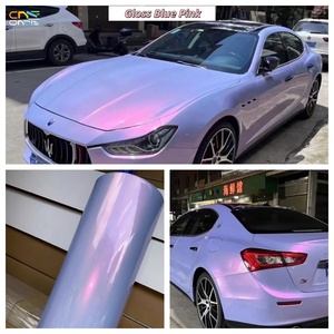 ฟิล์มติดรถยนต์สีฟ้าเขียว/ทอง/ชมพู ขนาด 1.52*17 เมตร เงาแบบเมทัลลิก สำหรับหุ้มรถยนต์ทั้งคัน ราคาฟิล์มหุ้มรถยนต์ - Product Image 4