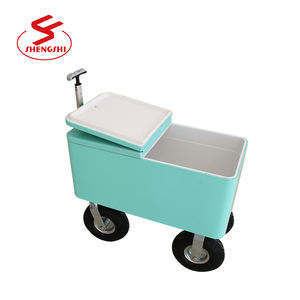 Cubierta de carro enfriador de playa, Enfriador de hielo enrollable, barbacoa, venta al por mayor - Product Image 4