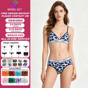 Braguitas Triangulares de Seda de Hielo Estampadas para Mujer, Estilo Nuevo y Personalizado - Braguitas Femeninas Sexys y Transpirables - Modernas - Product Image 1