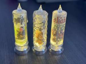 เทียนอะคริลิคมูบารักมุสลิม, เทียนอะคริลิค LED ตั้งโต๊ะตกแต่งร้านอาหารเชิงเทียนตกแต่งลม - Product Image 6