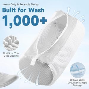 Sacs de lavage pour chaussures durables, sacs de lavage pour machine à laver, pour tous les types et tailles de chaussures - Product Image 2