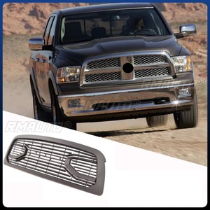 Grille de pare-chocs avant de voiture, grilles de course, calandre pour Dodge RAM 1500 2009-2013, kit carrosserie, accessoires de voiture - Product Image 4