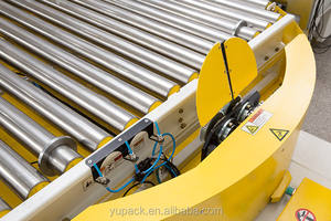 Online Stretch Film Volautomatische Pallet Wrapper/Wikkelen Machine Met Rollenbaan - Product Image 3