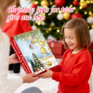 Holidaypac Bán Buôn Giáng Sinh Bí Ẩn Hộp Rỗng Loại Cuốn Sách 24-Ngày Advent Lịch May Mắn Đồ Chơi Bao Bì Hộp Bất Ngờ - Product Image 4