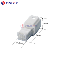 Modèle de connecteur audio femelle 8 broches 6098-5269 pour les bornes en plastique du faisceau de câblage du klaxon de voiture automobile