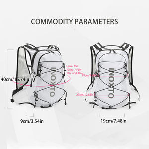 Chaleco de Correr Plegable de Poliéster Impermeable Personalizado de Fábrica con Cantidad Mínima de Pedido Baja, Mochila de Hidratación con Cremallera para Trail - Product Image 6