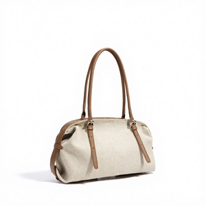 2026 Early Spring New Simple All-match Custom Three-Zipper <b>Handbag</b> Fashion Niche Design Travel Commuter Women's Bag - Product Image 1