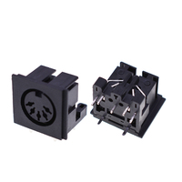 DIN-D503/DIN-D403 PS2 Socket Circulaire Din Jack Connecteur 4/5 Broches Contact Cores MDC-Series Femelle Mini Din Socket Jack